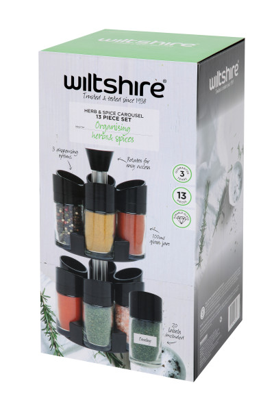 Salt n Pepper Spice Carousel 13 Piece